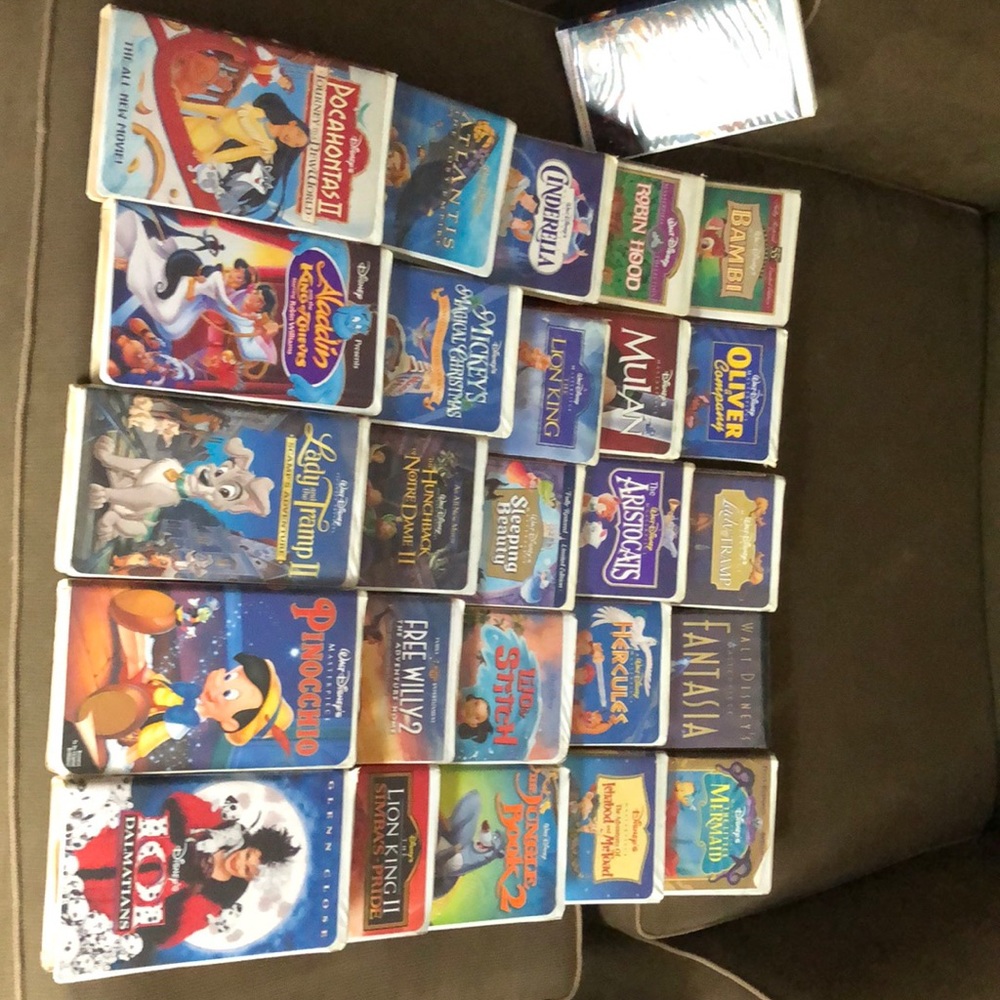 Disney VHS tapes great condition